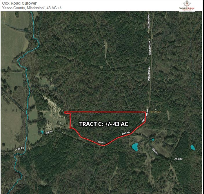 43 acres in Yazoo County, Mississippi