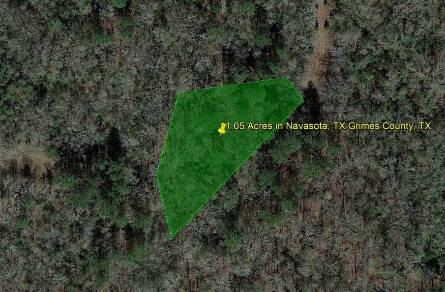 1.05 acres in Grimes County, Texas