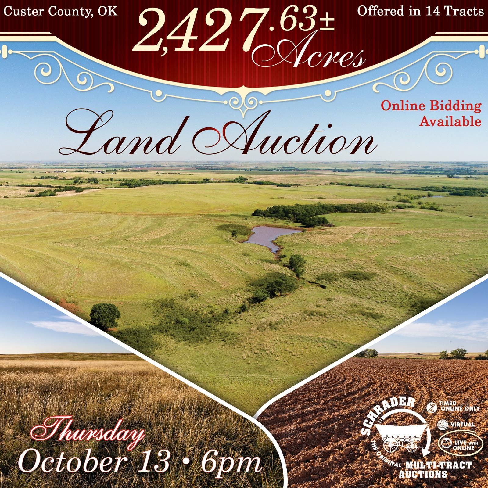 2,427 acres in Custer County, Oklahoma