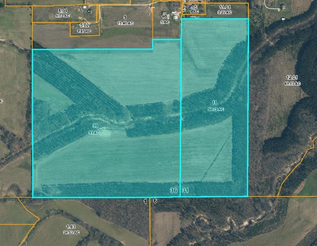 143 acres in Pontotoc County, Mississippi