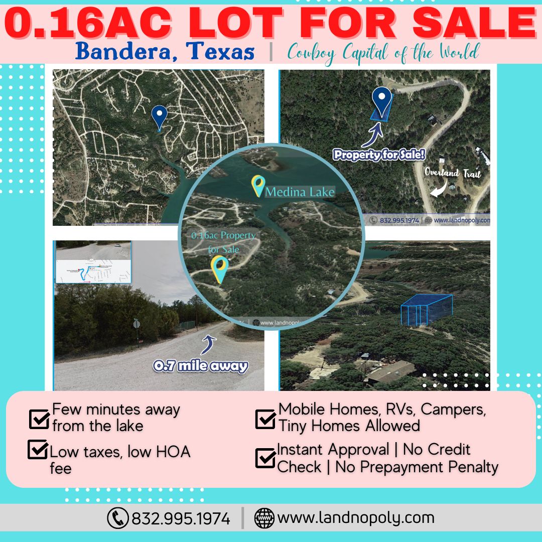 0.16 acres in Bandera County, Texas