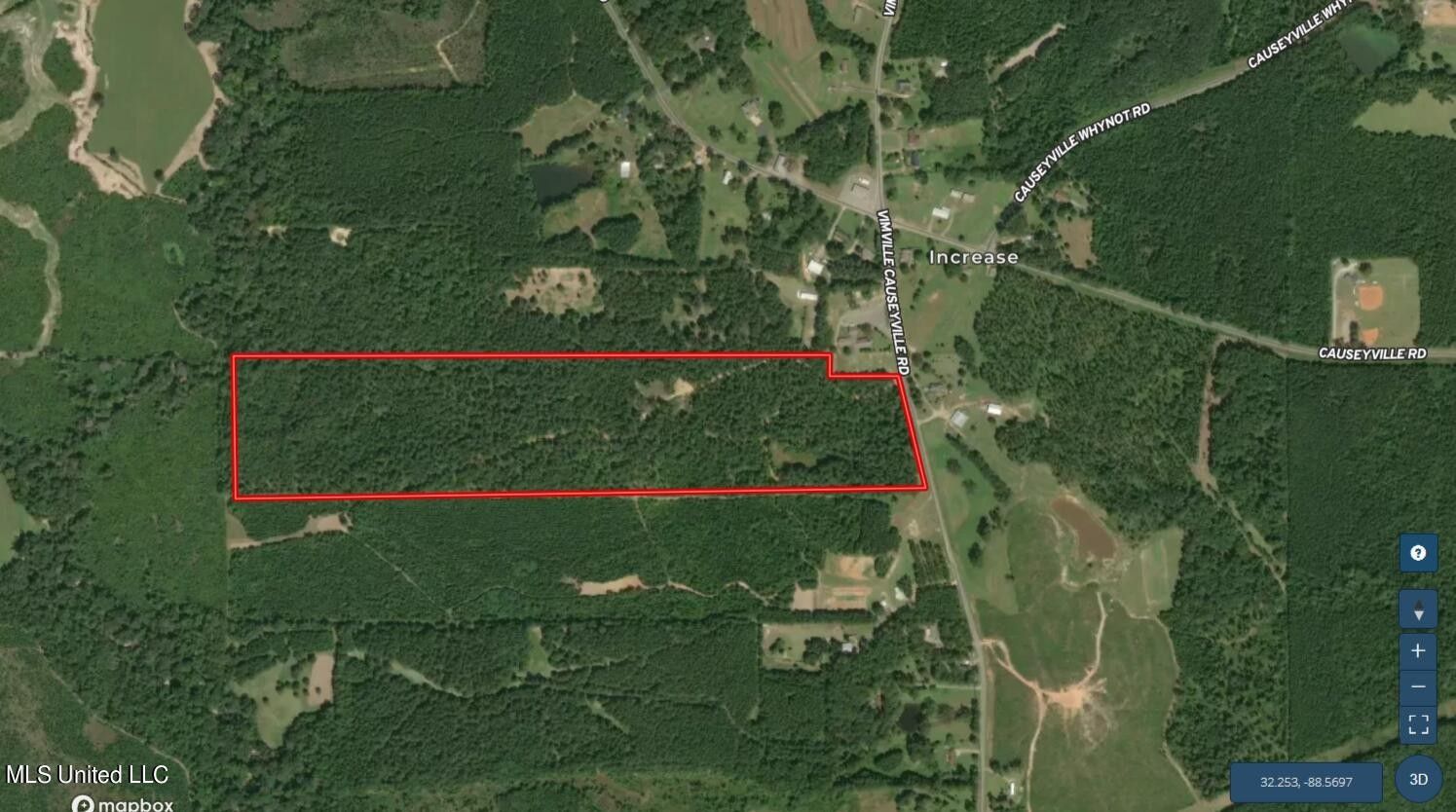 52 acres in Lauderdale County, Mississippi