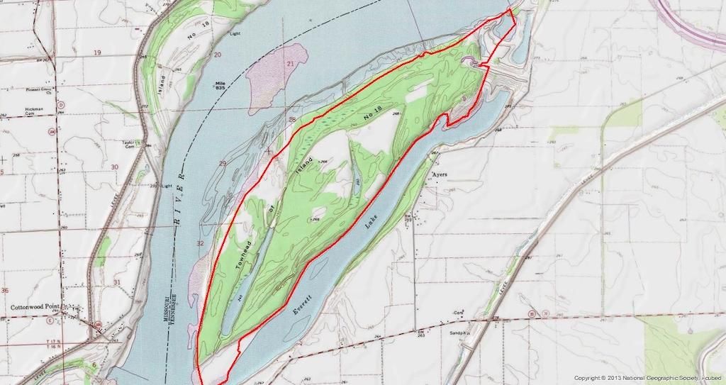 1,665 acres in Dyer County, Tennessee