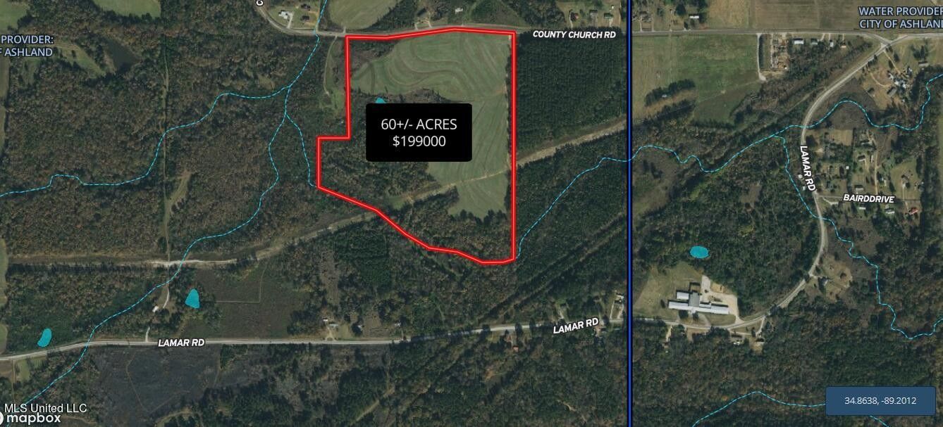 60 acres in Benton County, Mississippi