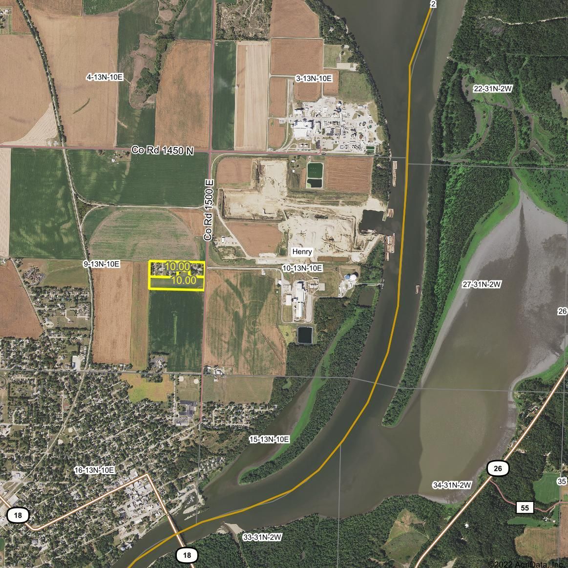 20 acres in Marshall County, Illinois