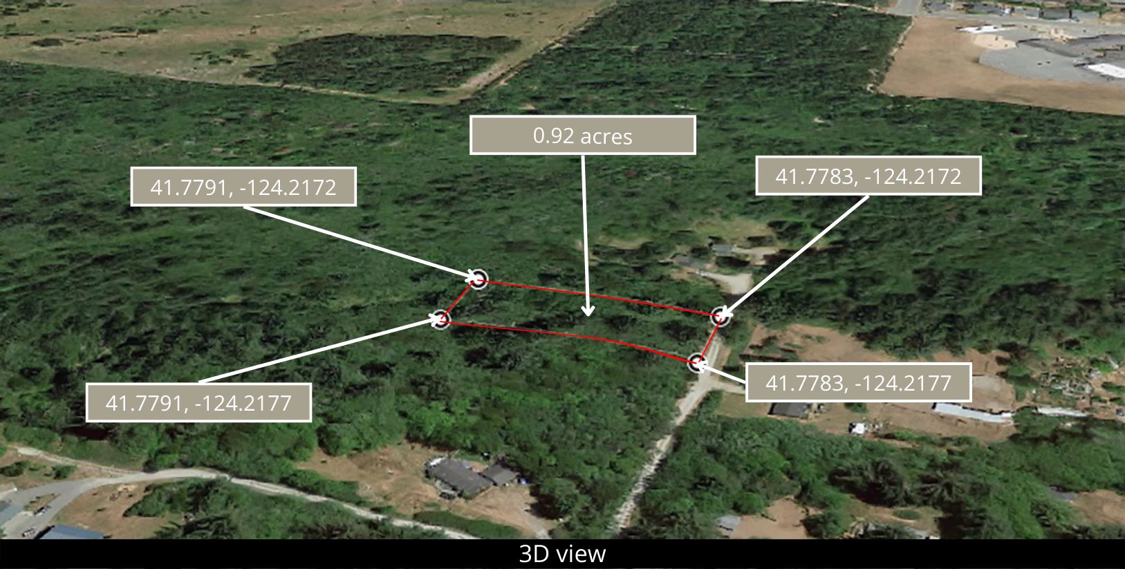 0.92 acres in Del Norte County, California