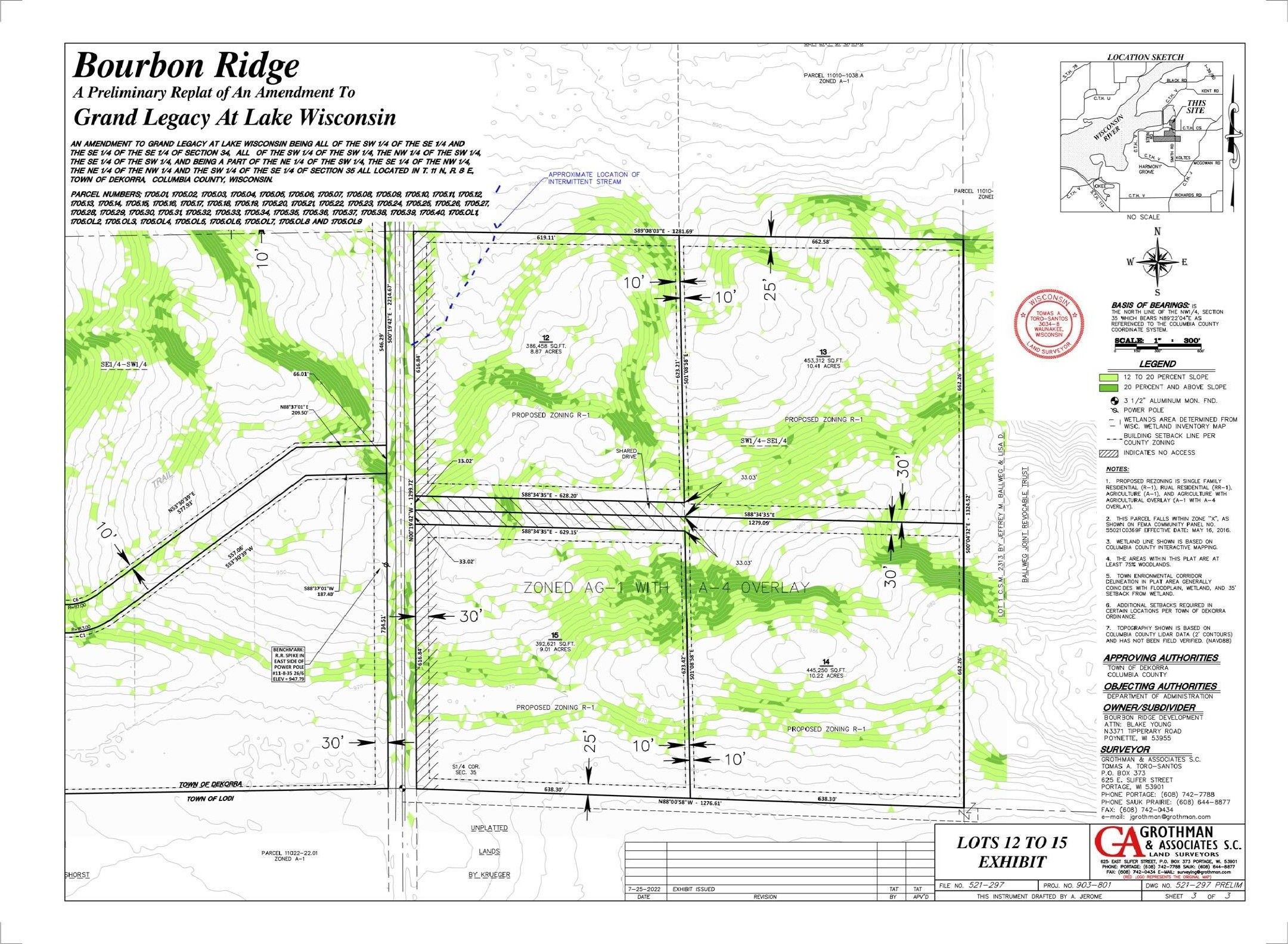 10.41 acres in Columbia County, Wisconsin
