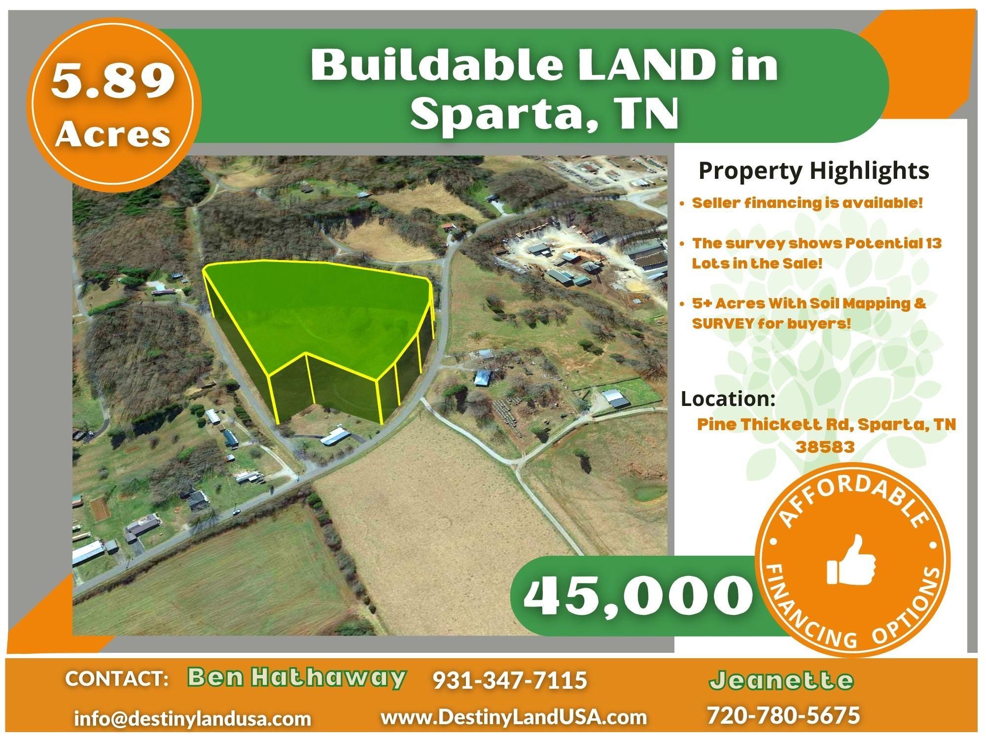 5.89 acres in White County, Tennessee