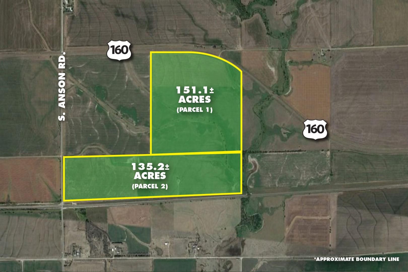 286 acres in Sumner County, Kansas