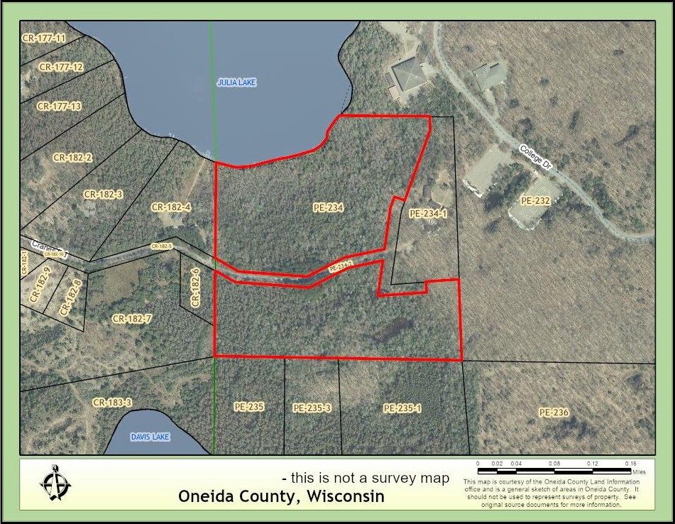 30 acres in Oneida County, Wisconsin