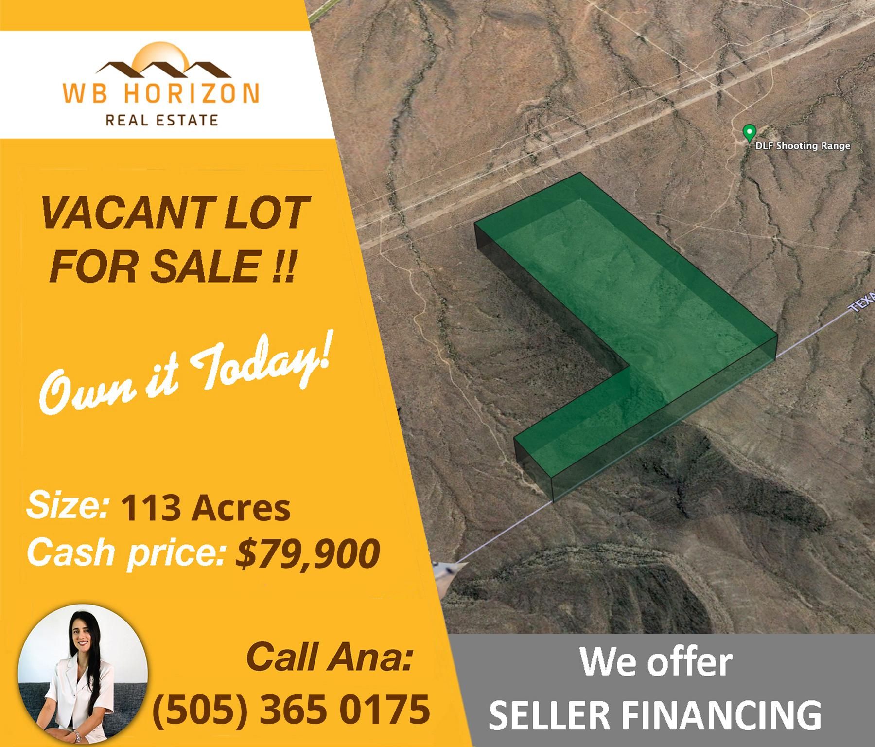 113 acres in Dona Ana County, New Mexico