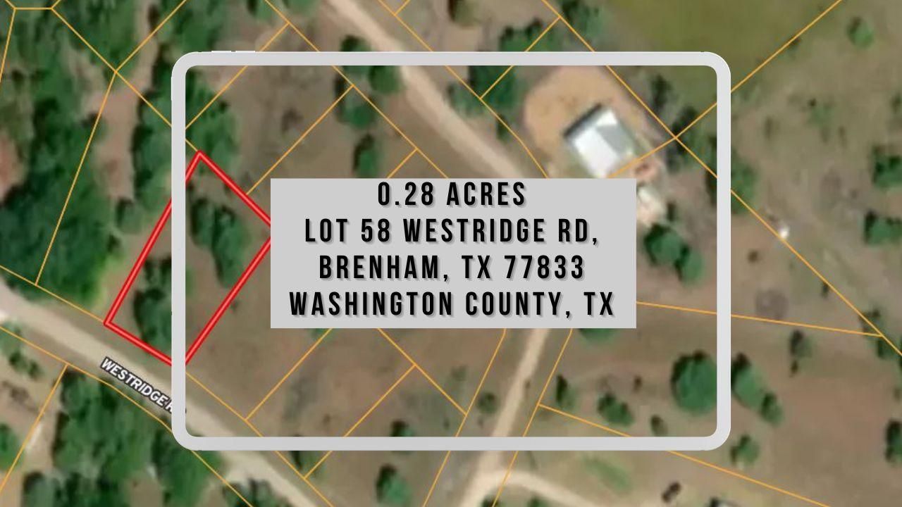 0.28 acres in Washington County, Texas