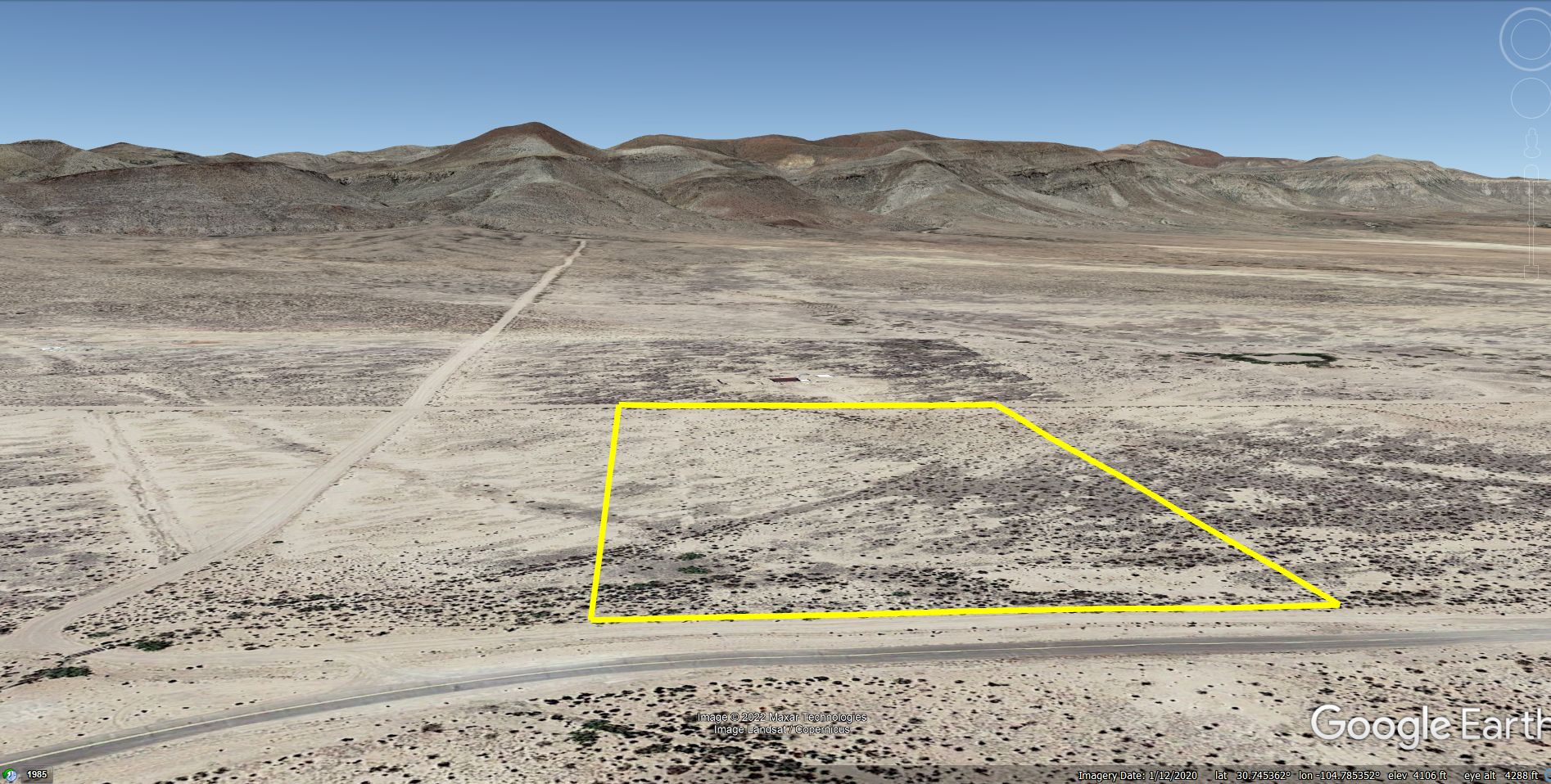 5 acres in Culberson County, Texas