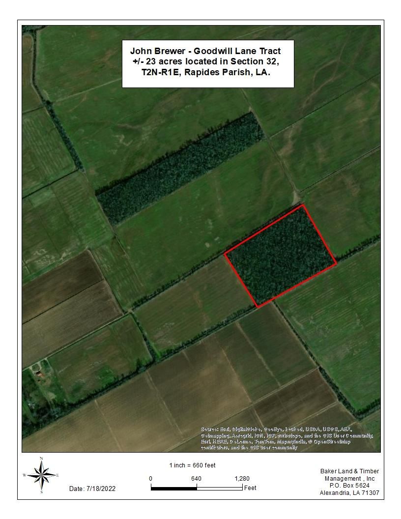23 acres in LA, 71346