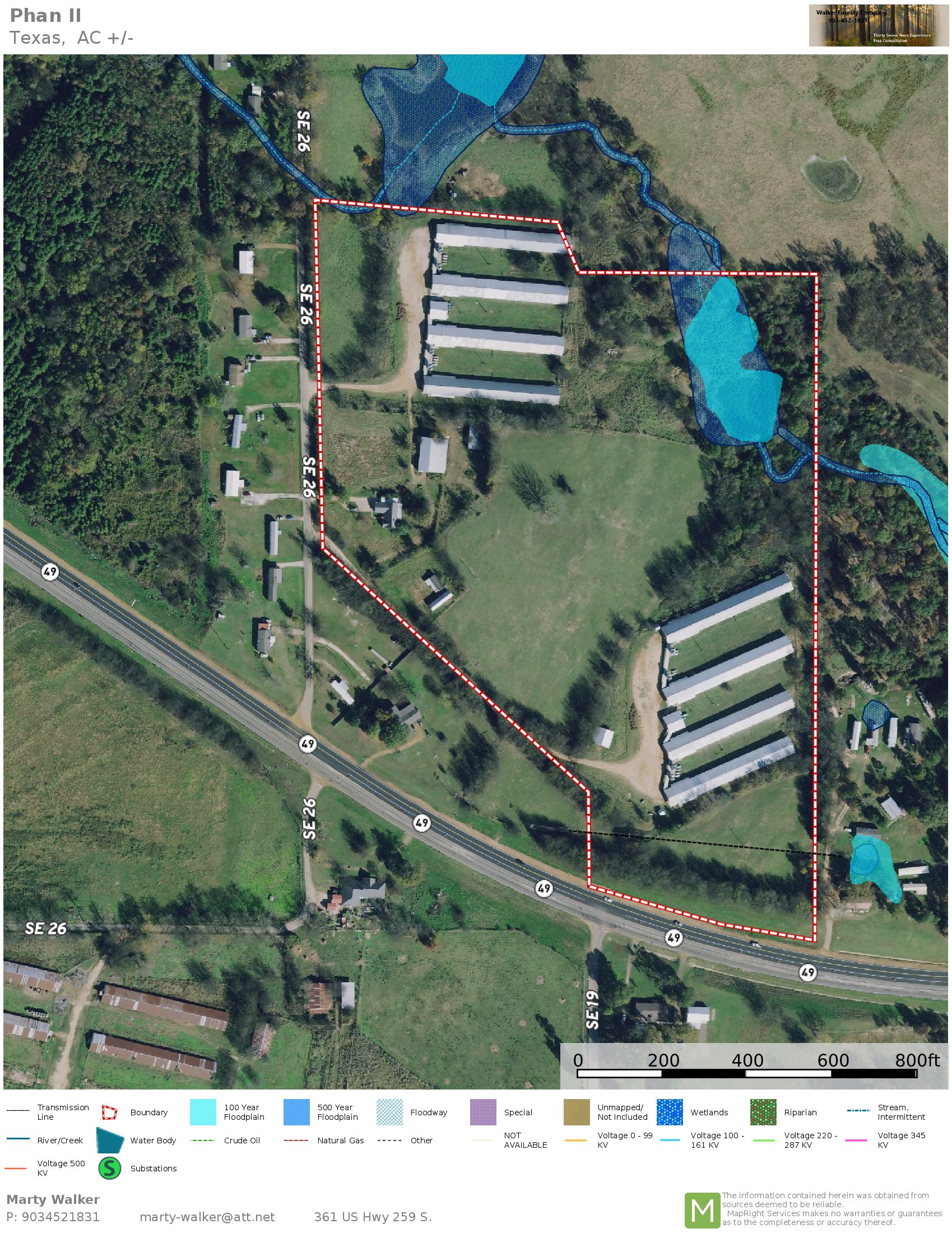 34 acres in Titus County, Texas