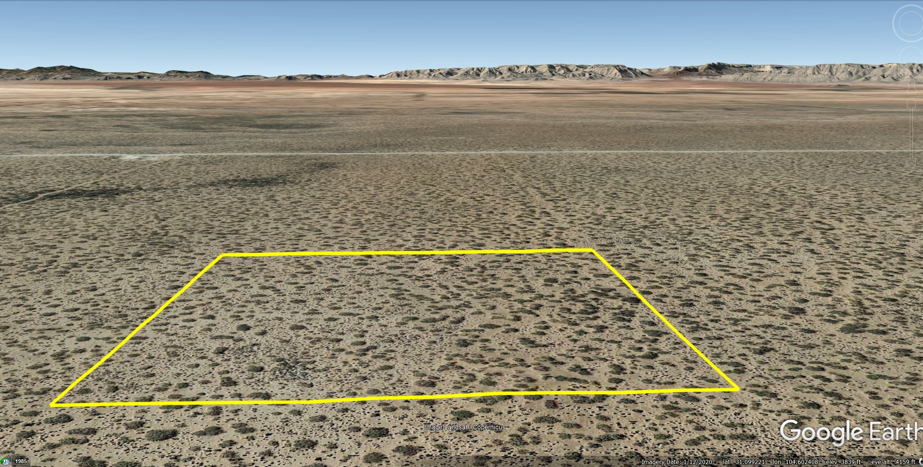 10 acres in Culberson County, Texas