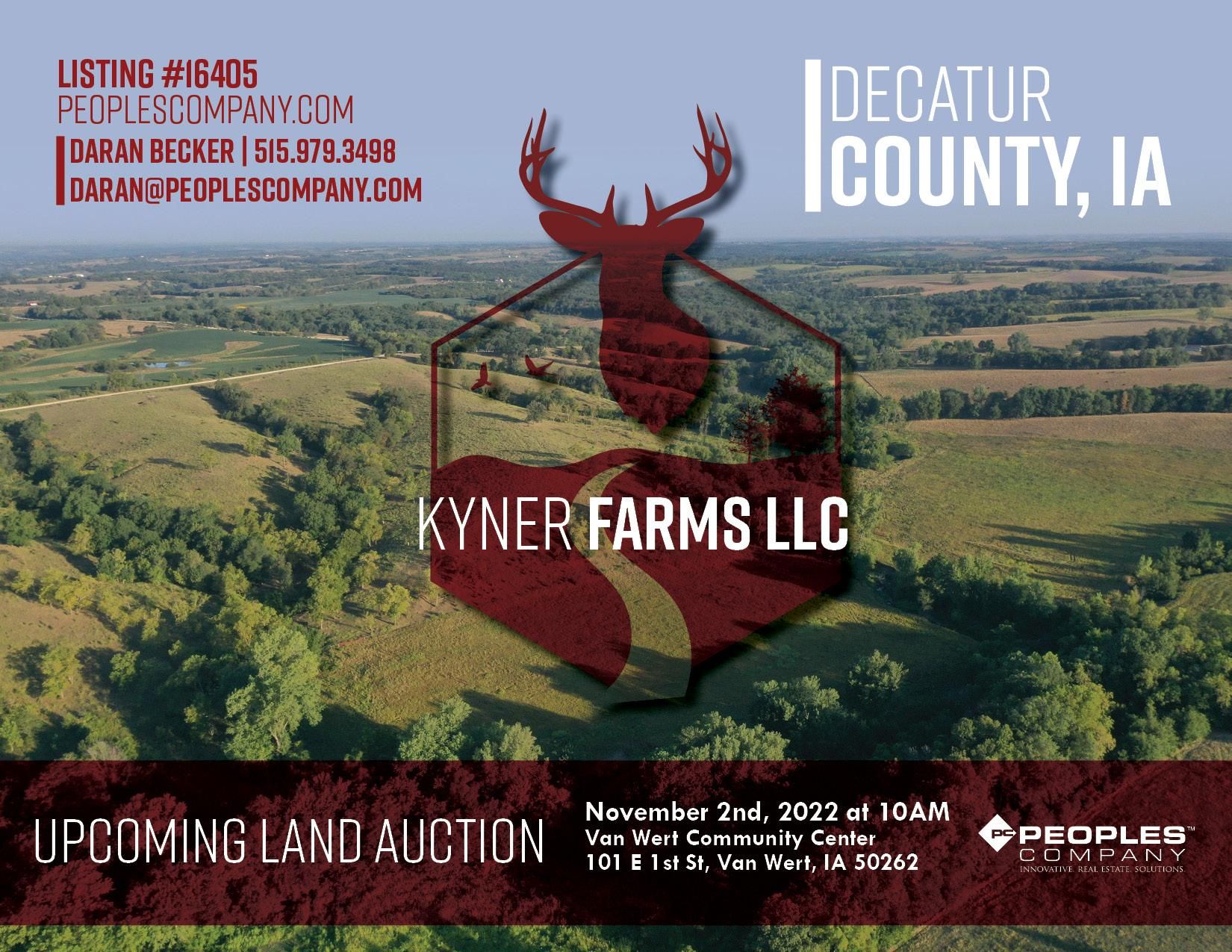 171 acres in Decatur County, Iowa