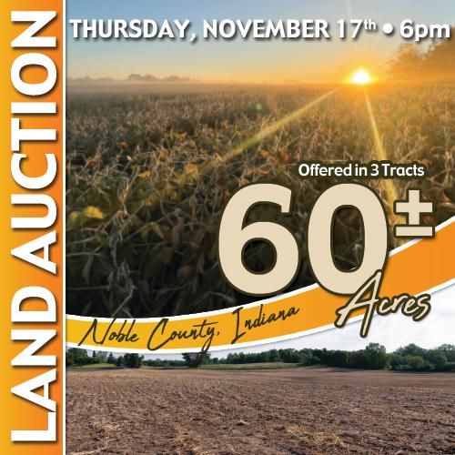 60 acres in Whitley County, Indiana