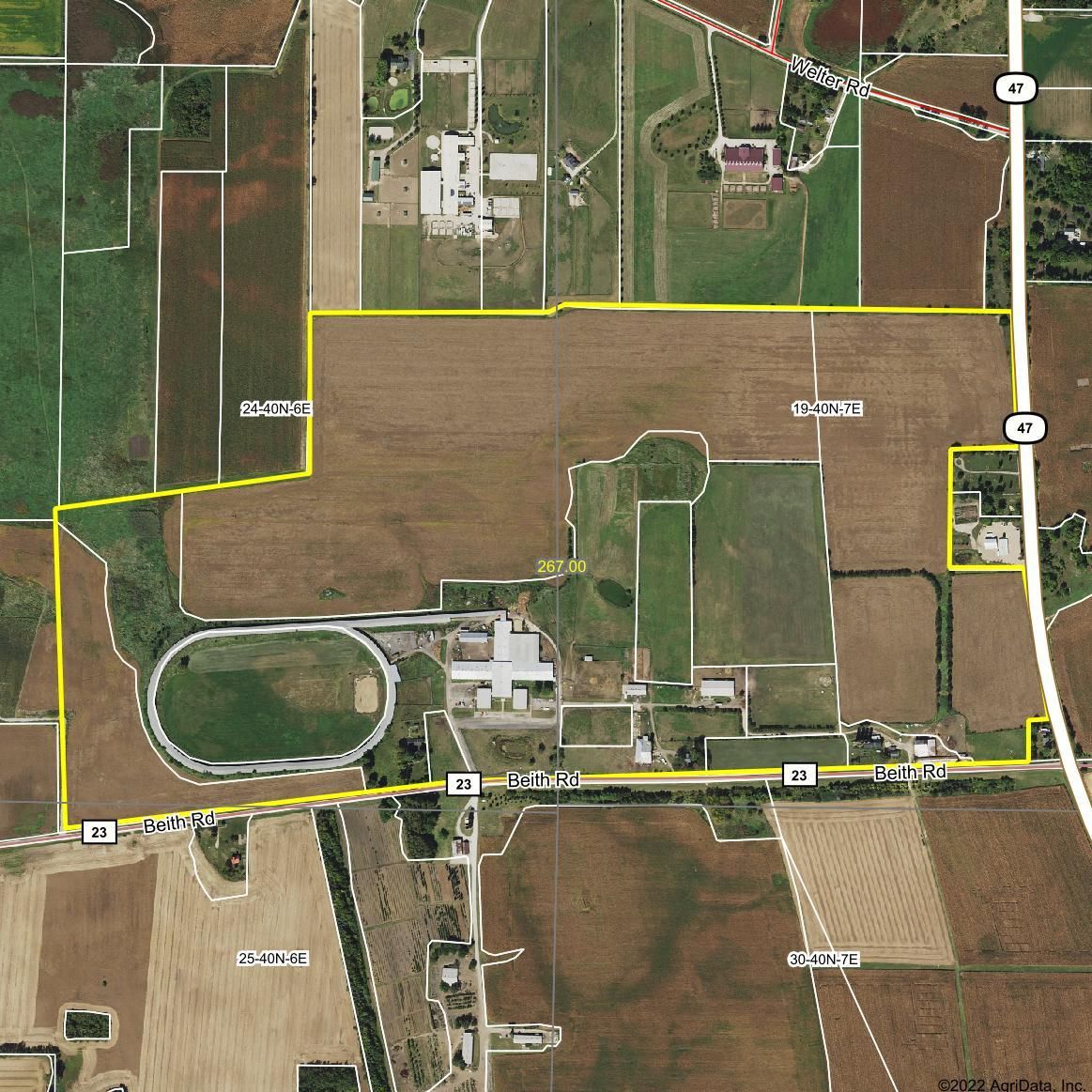 264.58 acres in Kane County, Illinois