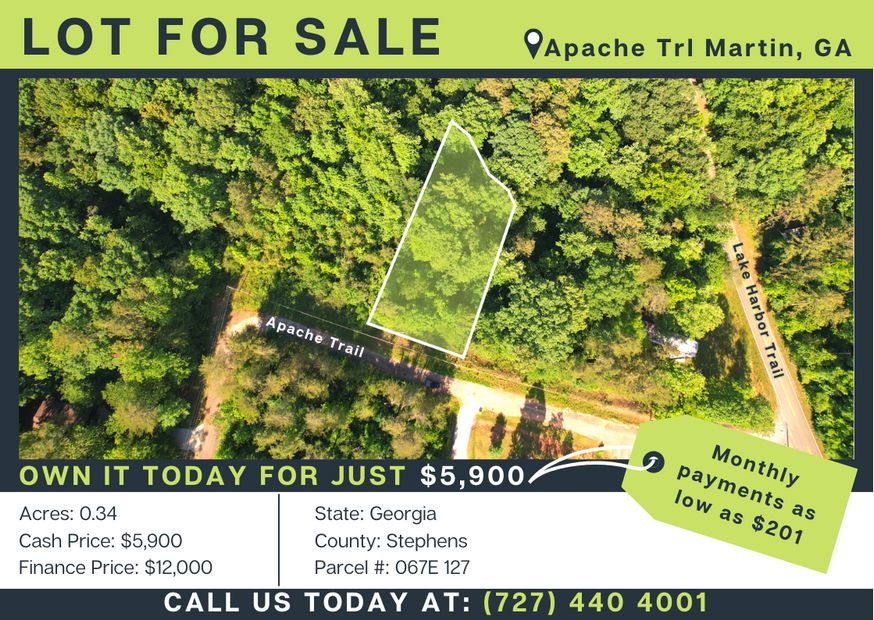 0.34 acres in Stephens County,