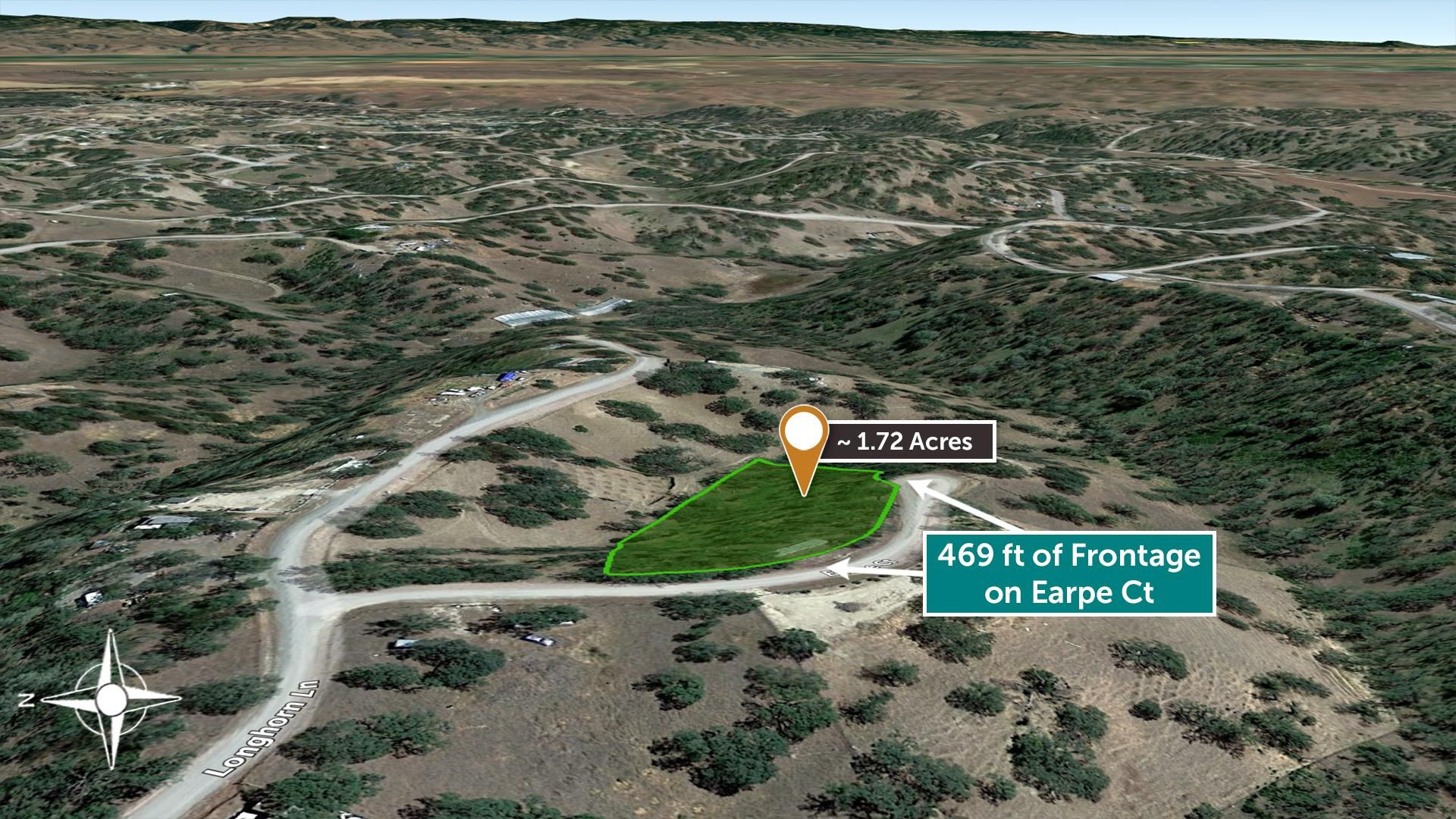 1.72 acres in Tehama County, California