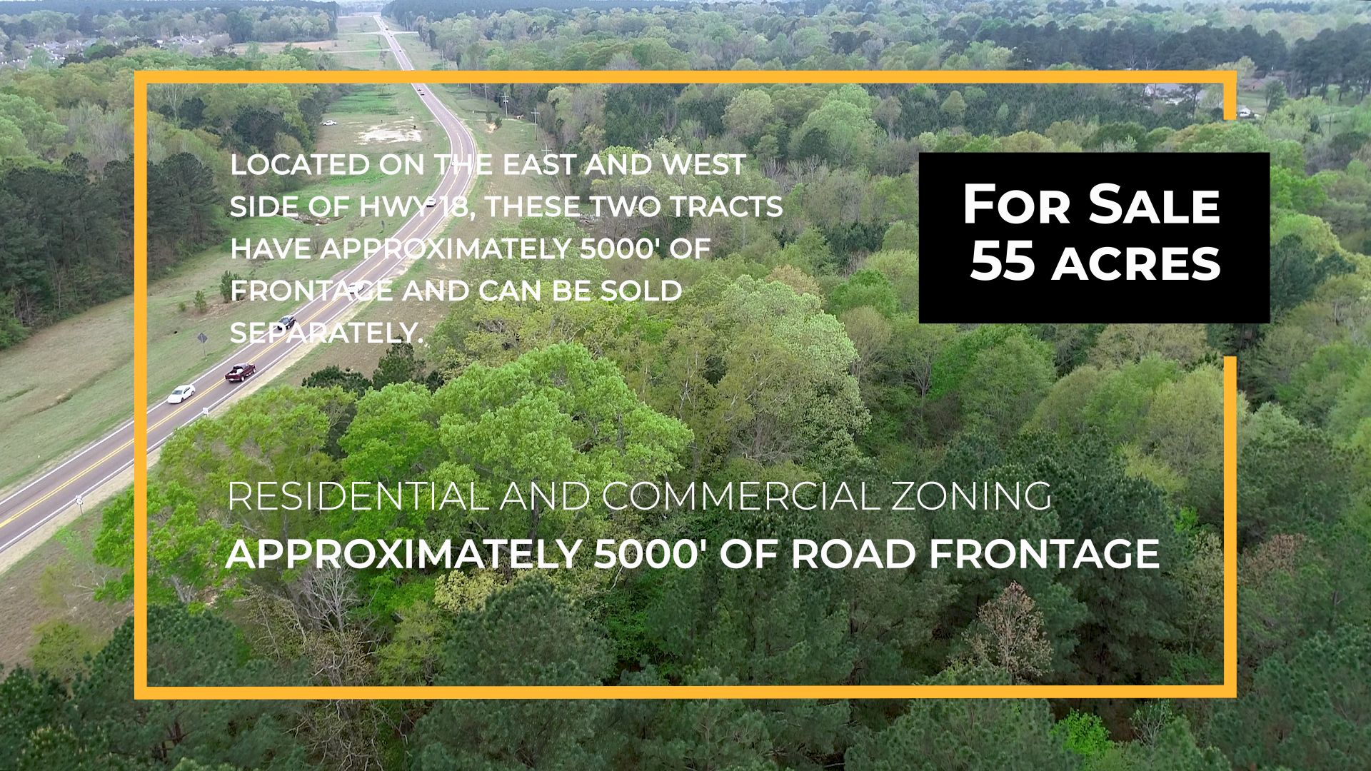 55 acres in Rankin County, Mississippi