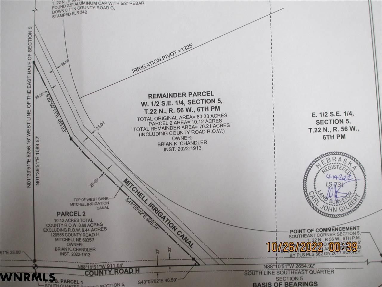 10.12 acres in Scotts Bluff County, Nebraska