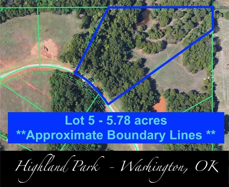 5.78 acres in McClain County, Oklahoma