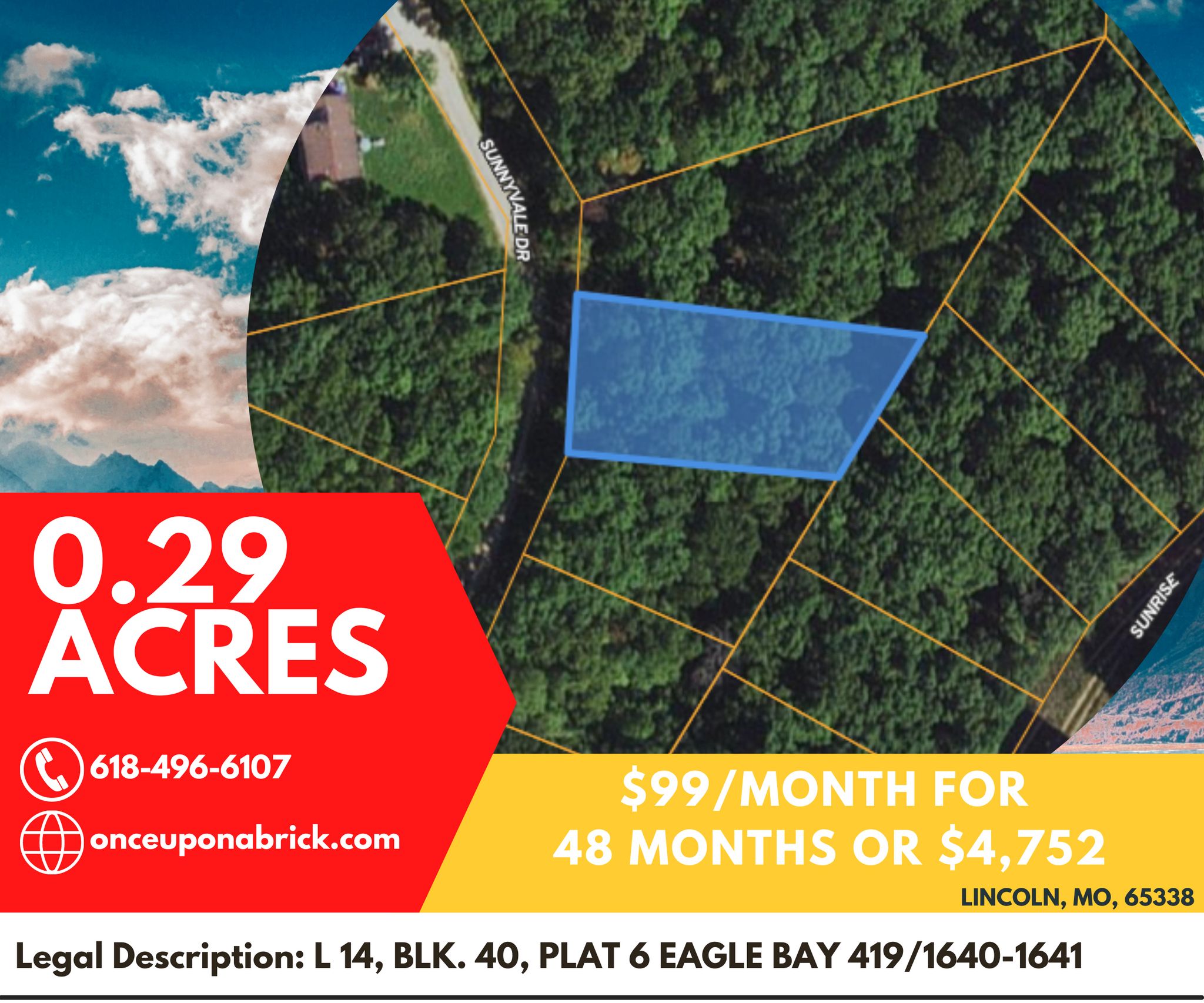 0.29 acres in Benton County, Missouri