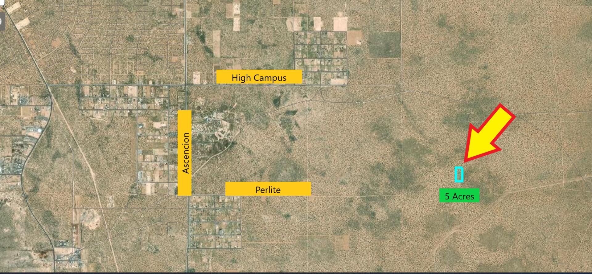 5 acres in El Paso County, Texas