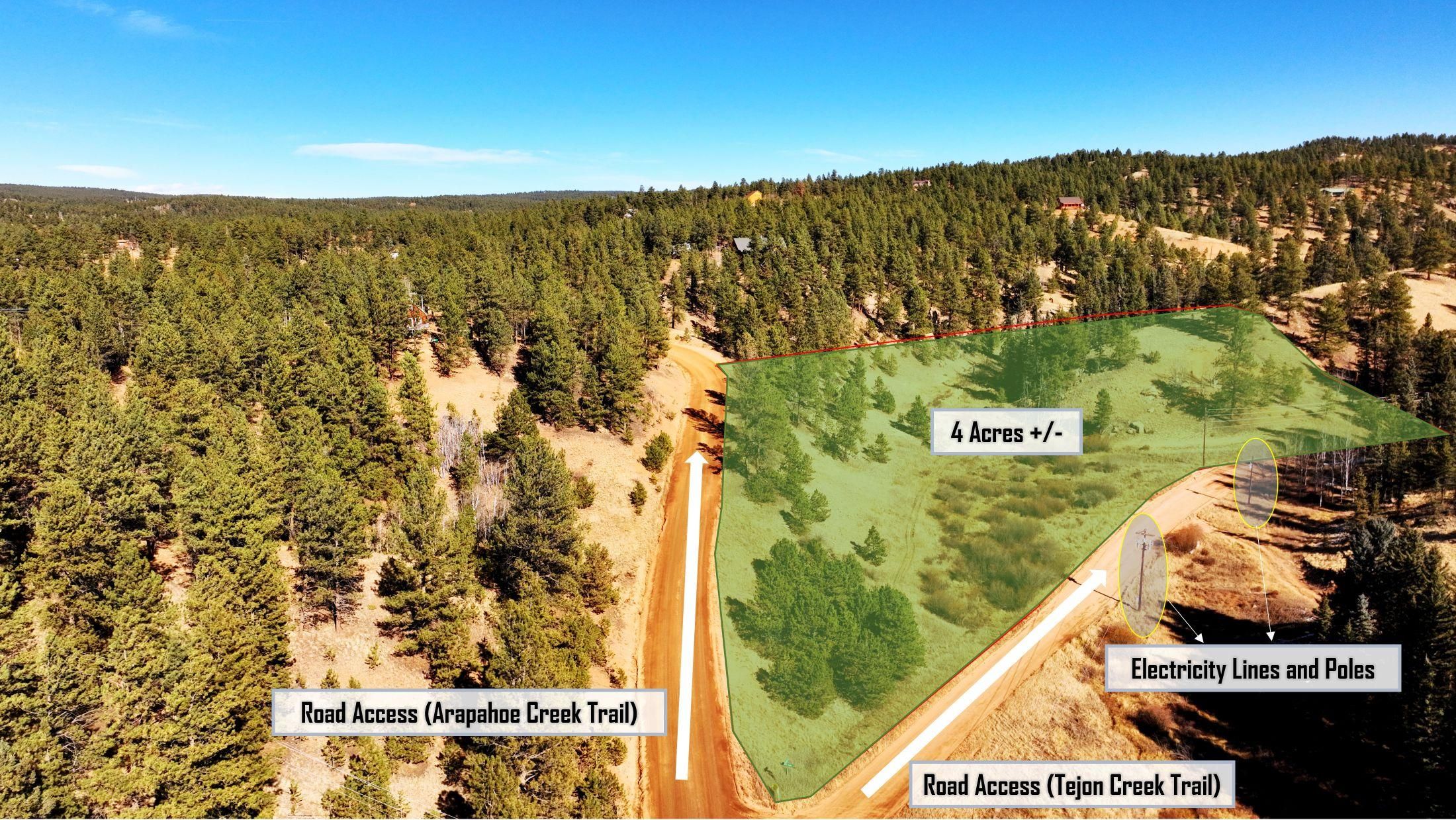 4 acres in Teller County, Colorado