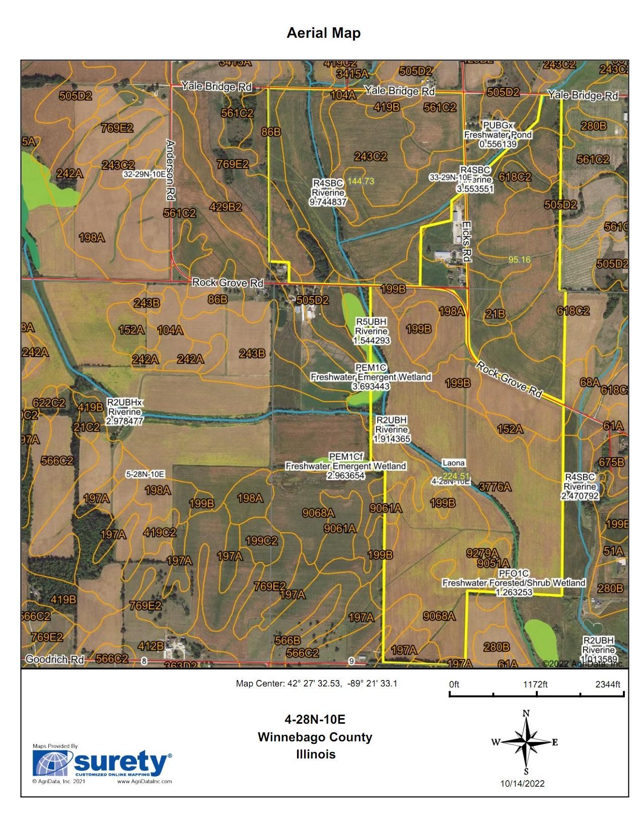 461 acres in Winnebago County, Illinois