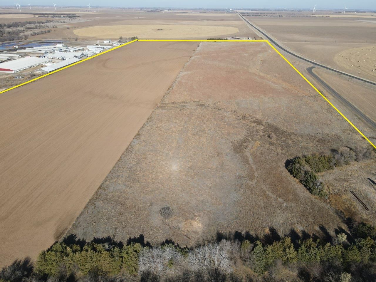 80 acres in Pratt County, Kansas