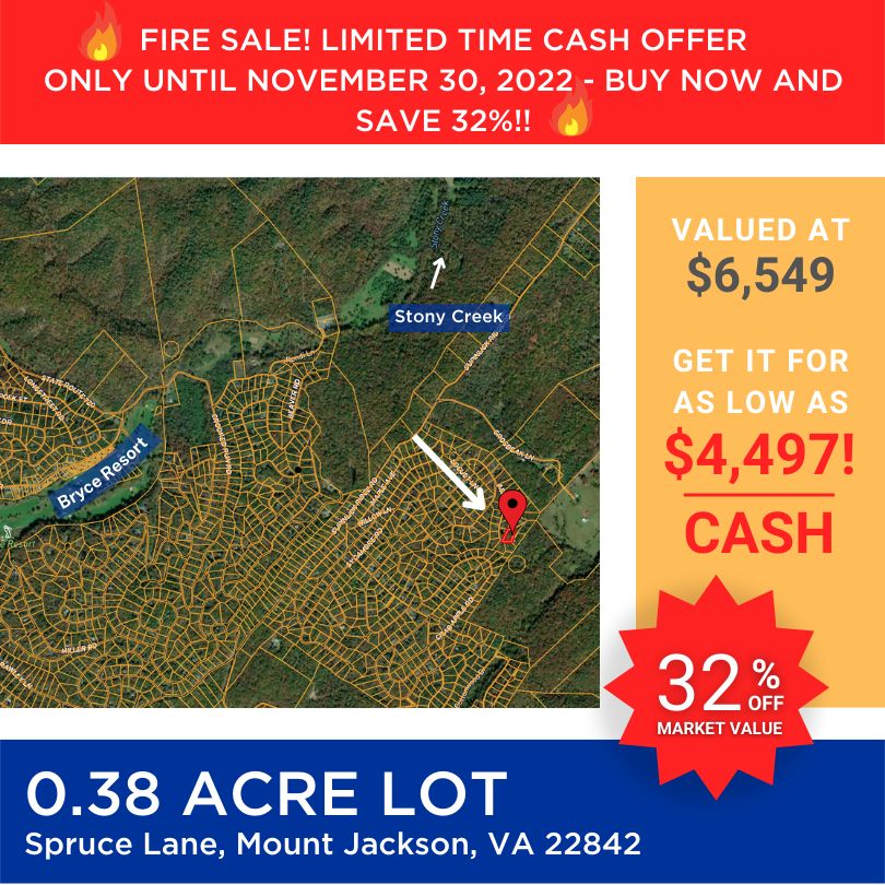 0.37 acres in Shenandoah County, Virginia