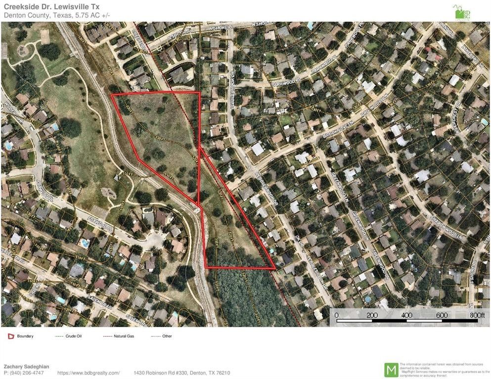 5.73 acres in Denton County, Texas