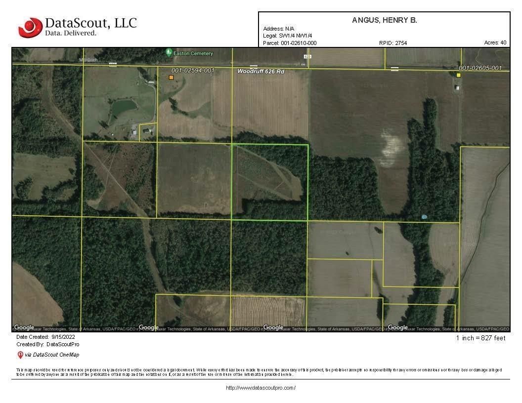 40 acres in Woodruff County, Arkansas