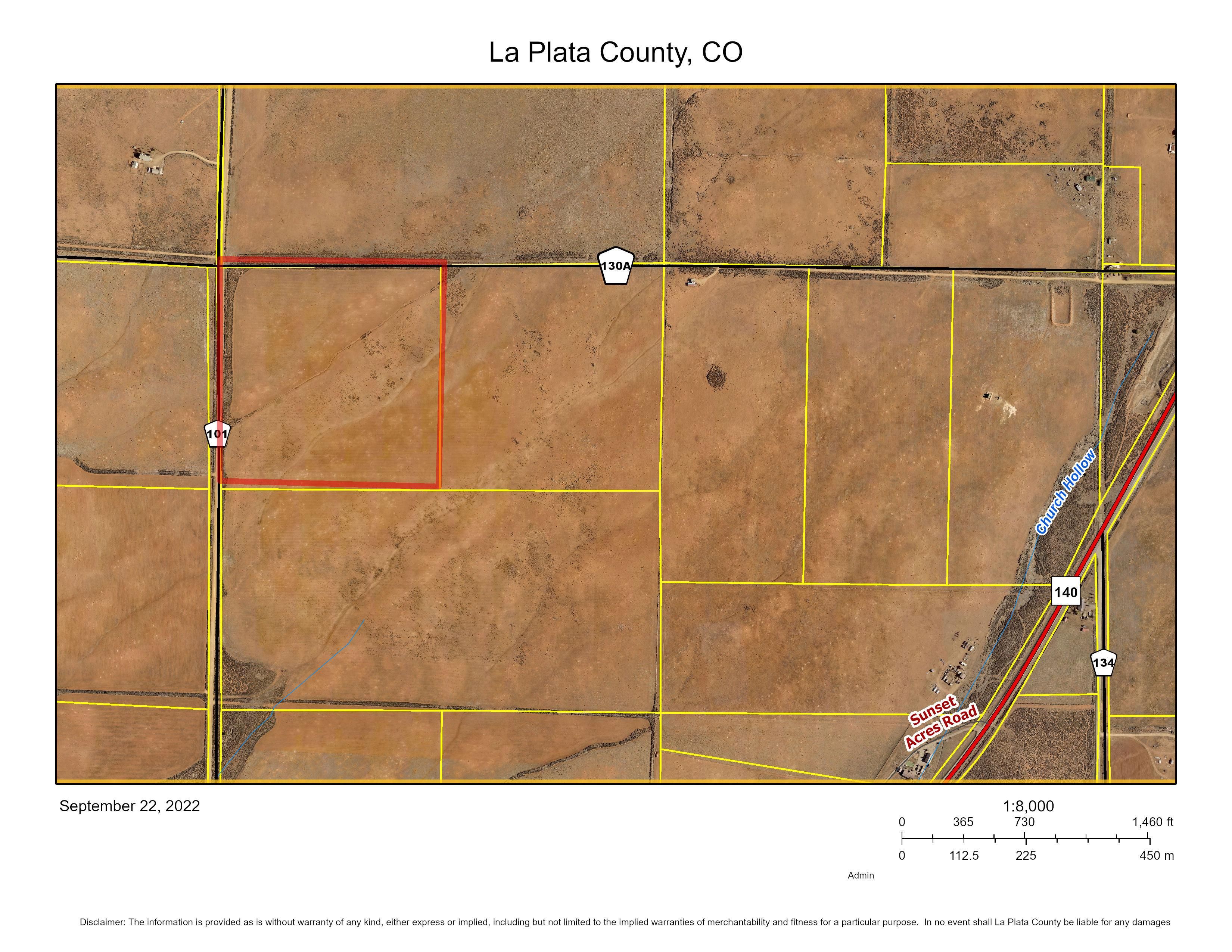 40 acres in La Plata County, Colorado