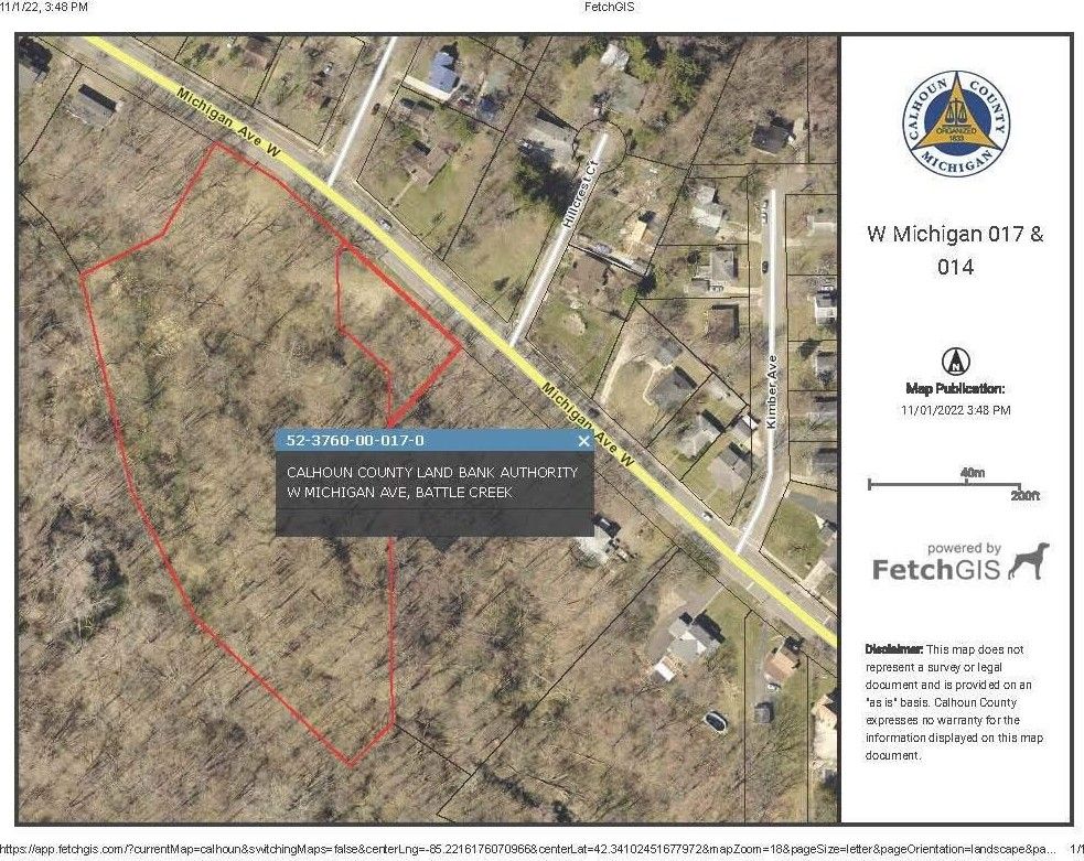 5.27 acres in Calhoun County, Michigan