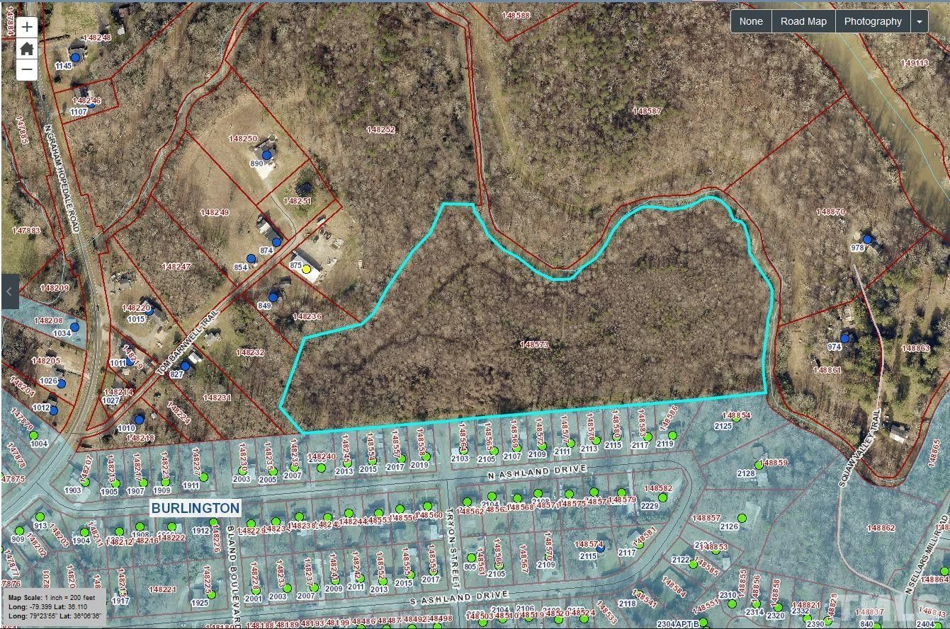 15 acres in Alamance County, North Carolina