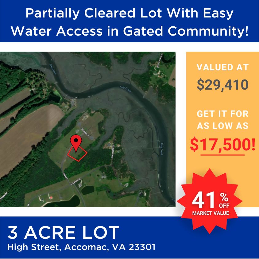 3 acres in County, Virginia