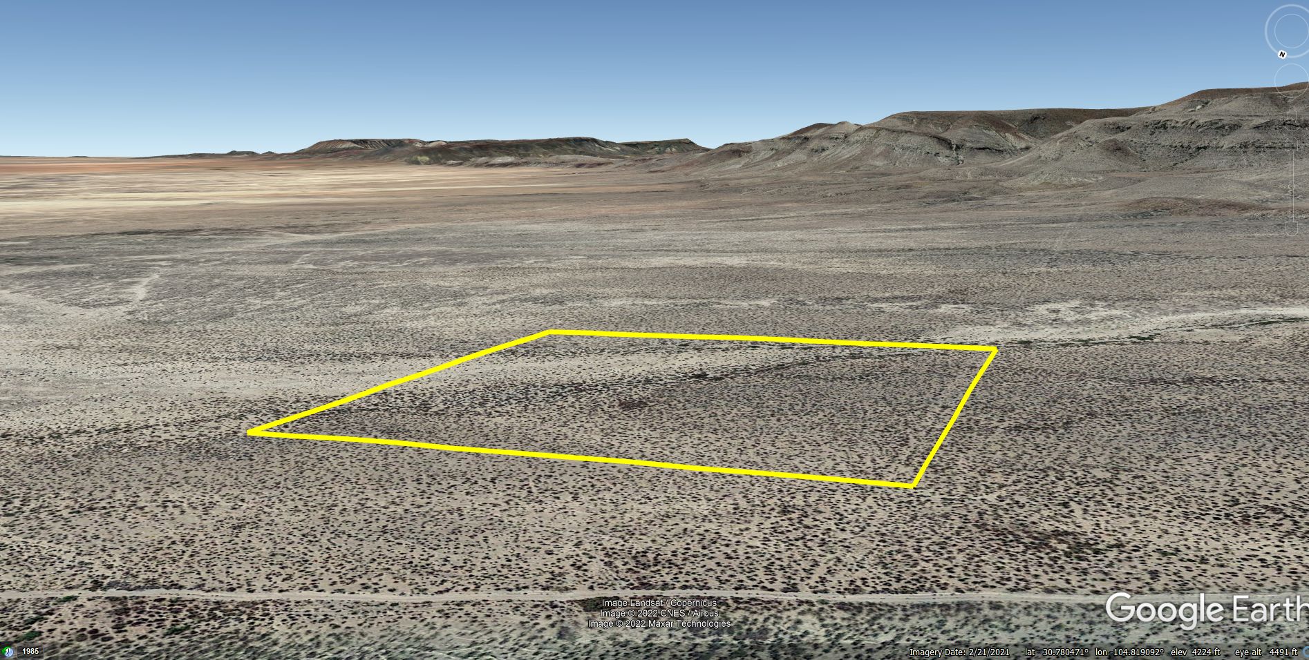 10 acres in Culberson County, Texas