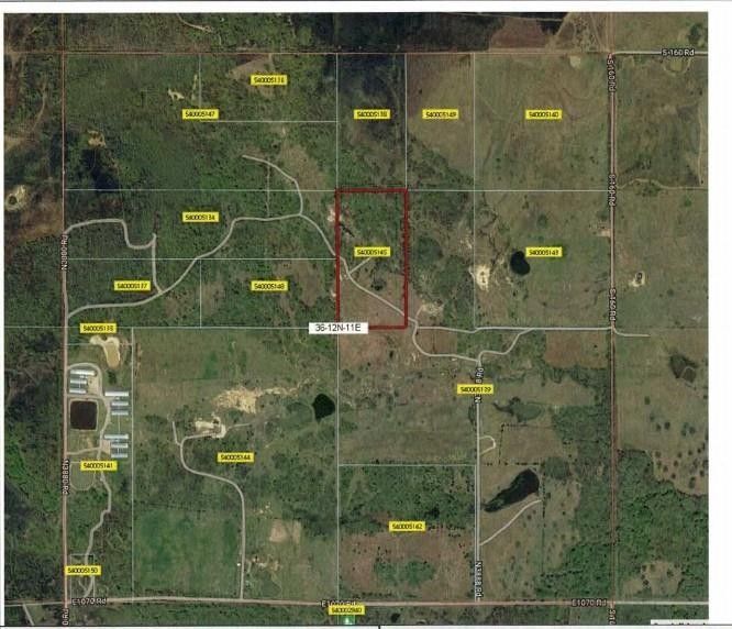 40 acres in Okfuskee County, Oklahoma