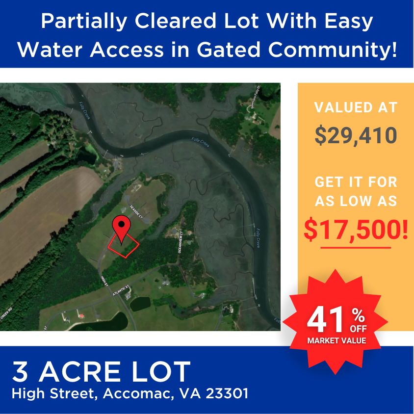 3 acres in County, Virginia