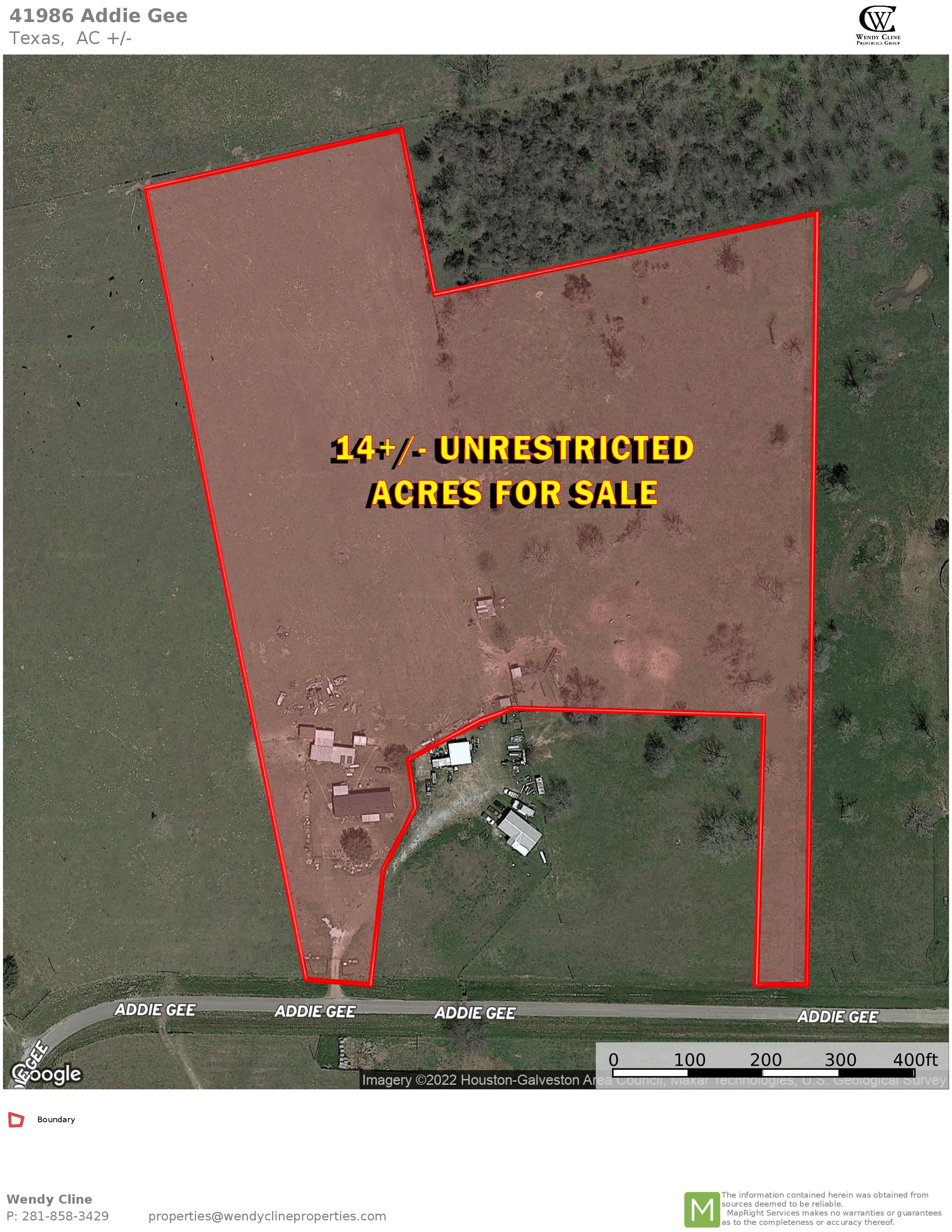 14 acres in Waller County, Texas
