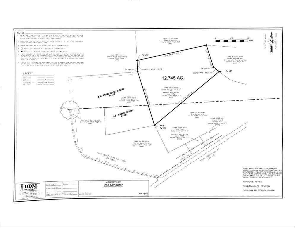 12 acres in Rusk County, Texas