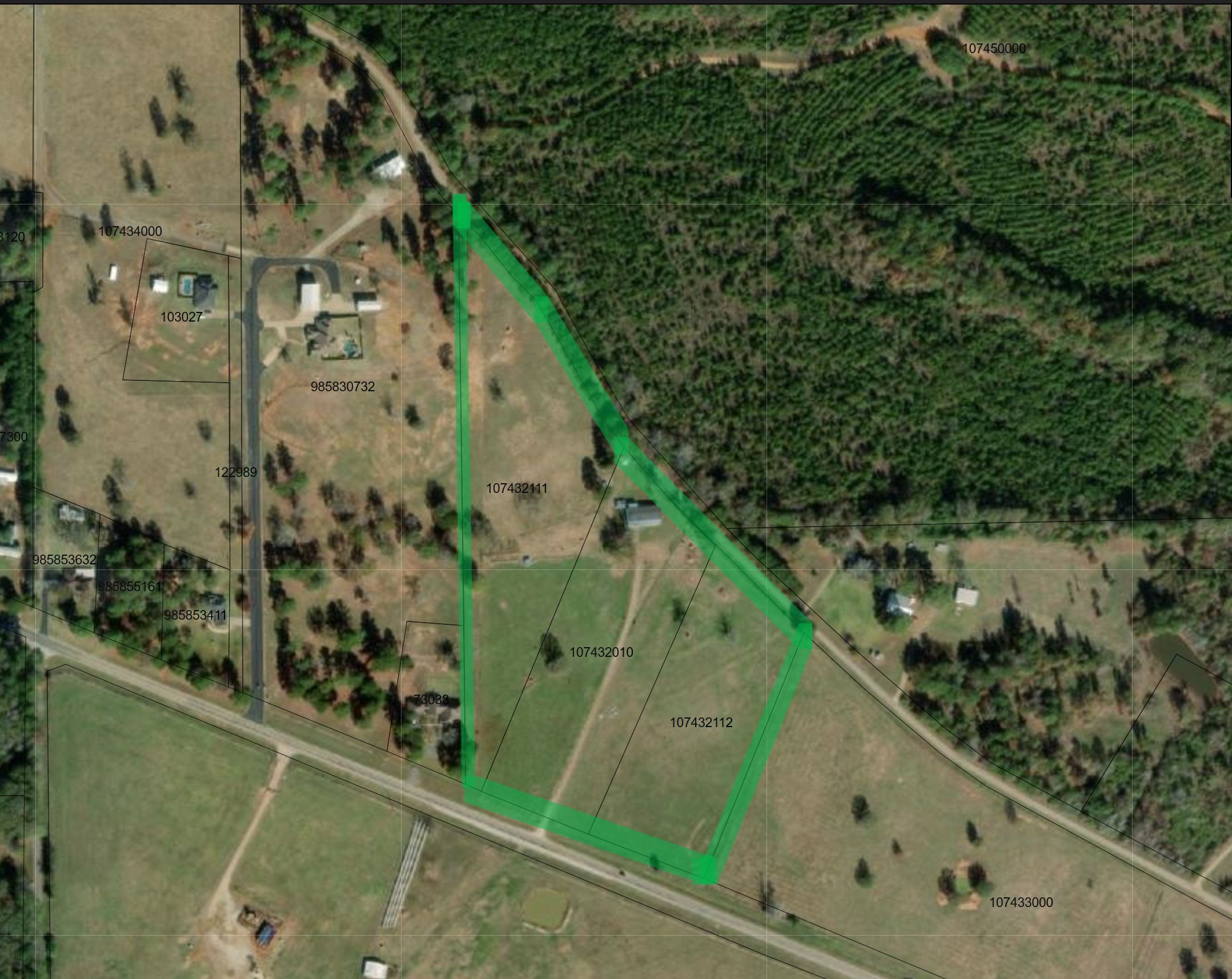 15 acres in Cherokee County, Texas