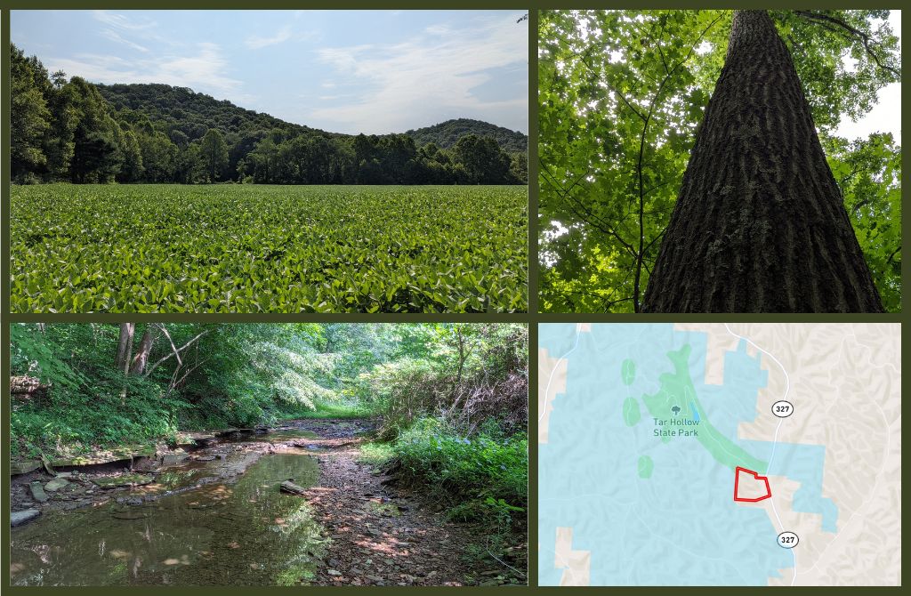 105 acres in Hocking County, Ohio