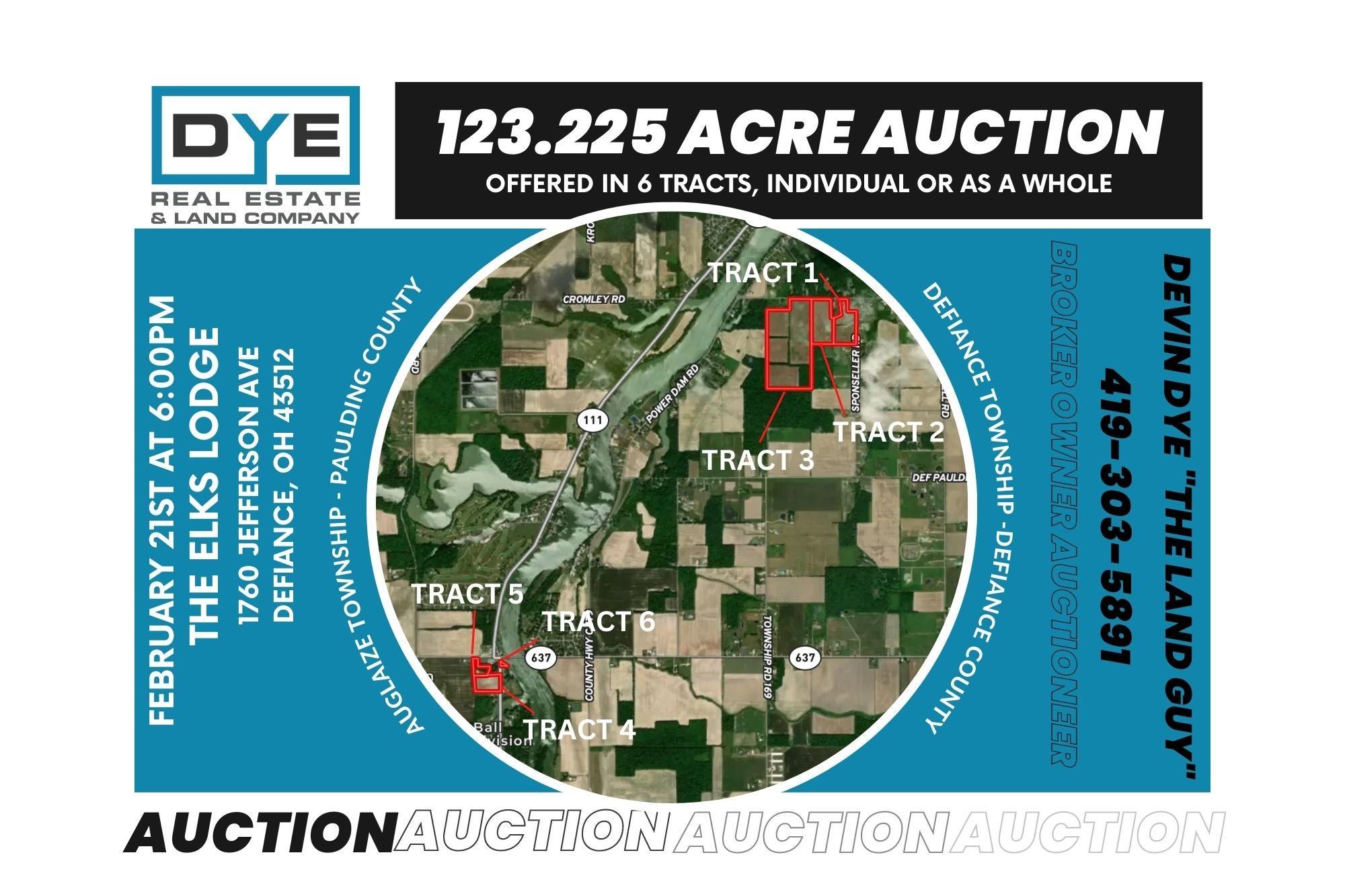 123 acres in Defiance County, Ohio