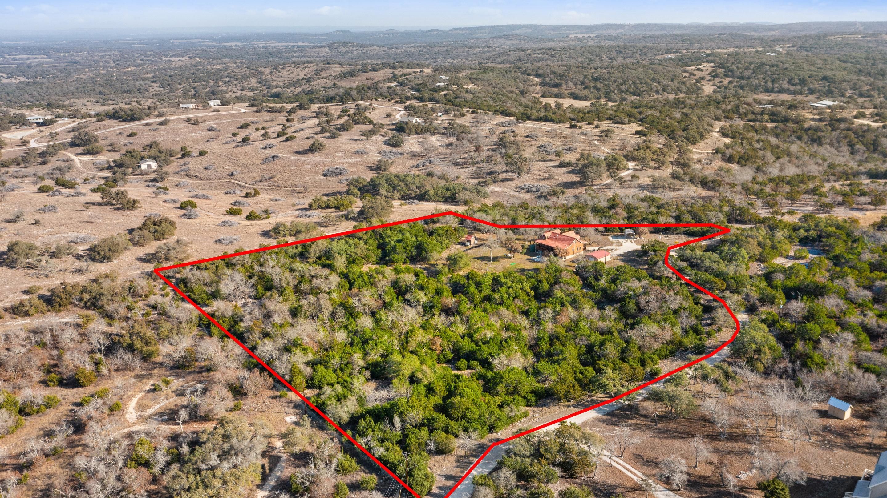 6.89 acres in Blanco County, Texas