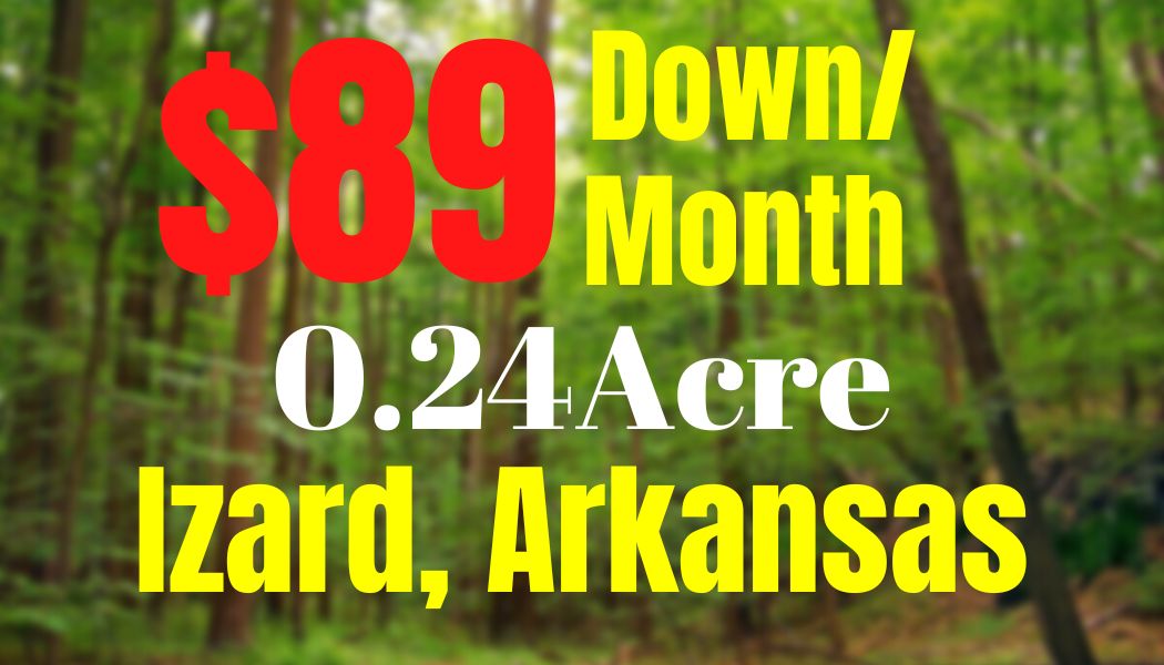 0.24 acres in Izard County, Arkansas